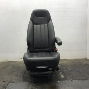 Peterbilt 579 Black Leather Air Ride Seat